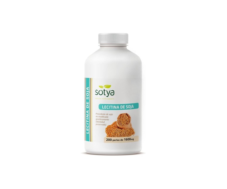 Lecitina de Soja 200 perlas de 1600mg Sotya
