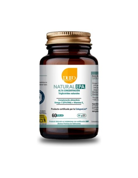 Natural EPA Máxima absorción 60 perlas Puro Omega