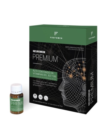 Neuromem premium memoria 20 viales de 10ml Herbora