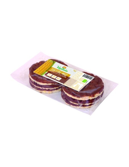 Tortitas de Maíz de Chocolate con Leche Bio 95 g Vegetalia