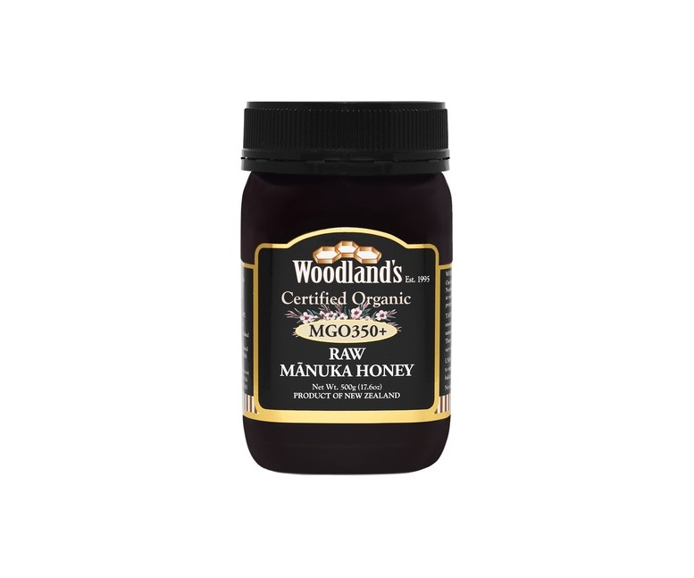 Miel de Manuka MGO350+ Bio RAW monofloral 500 g Woodland's
