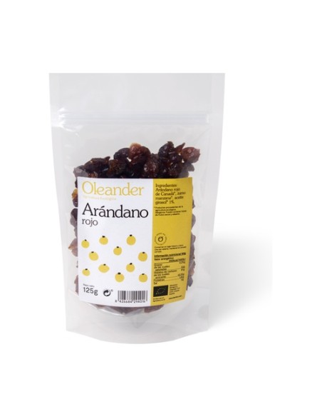 Arándano rojo de Canadá bio 125 g Oleander