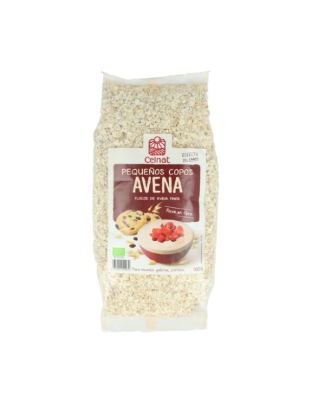 Copos Avena pequeños Finos Bio 500 g Celnat
