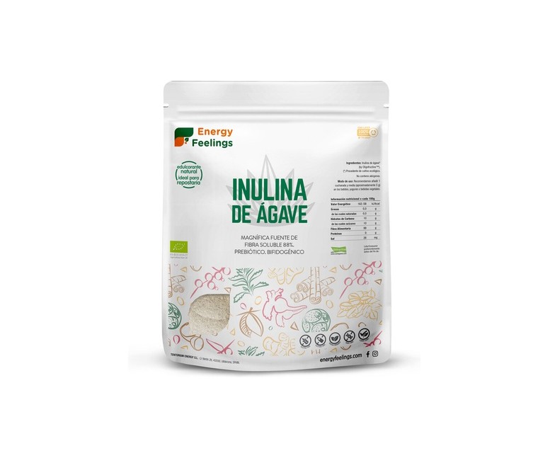 Inulina Eco en polvo XXL Pack 1 kg de polvo Energy Feelings