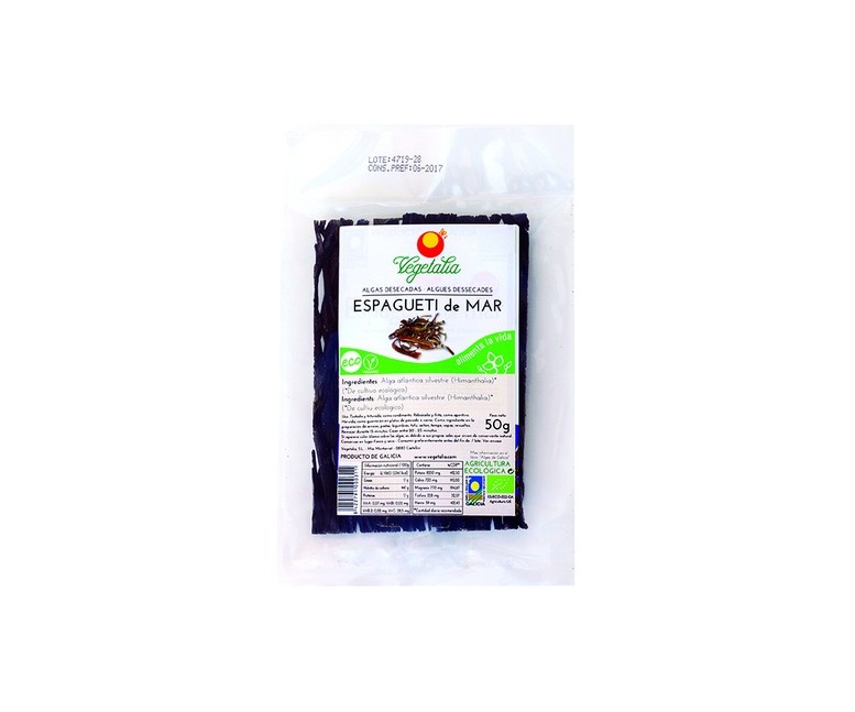 Alga Espagueti de Mar 50 g Vegetalia