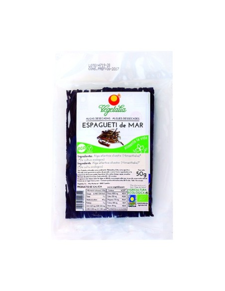Alga Espagueti de Mar 50 g Vegetalia