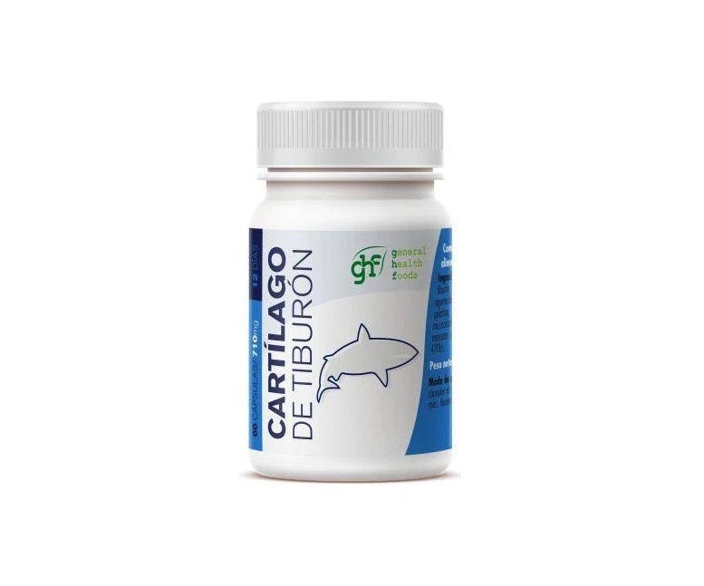 Cartílago de tiburón - Ghf 60 cap - 500 mg Ghf