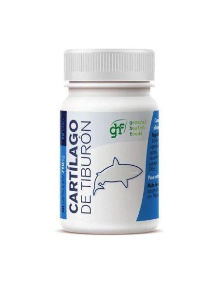 Cartílago de tiburón - Ghf 60 cap - 500 mg Ghf