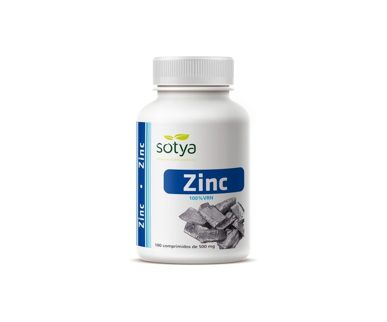 Zinc 100 comprimidos (500mg) Sotya