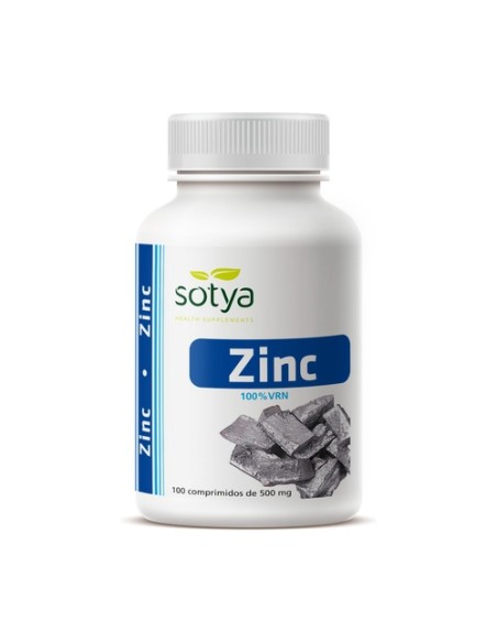 Zinc 100 comprimidos (500mg) Sotya