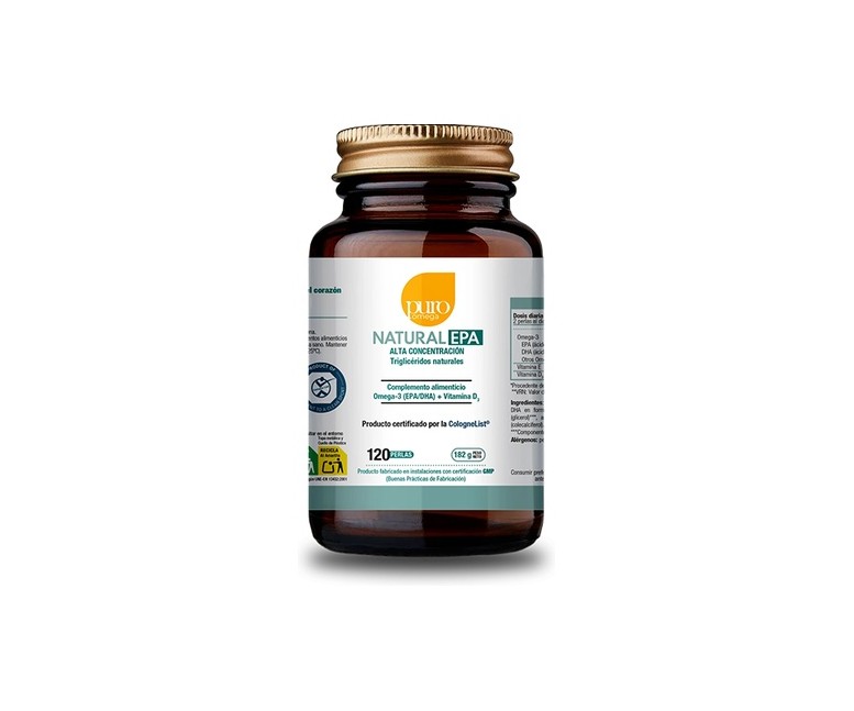 Natural Epa Máxima Absorción 120 perlas Puro Omega