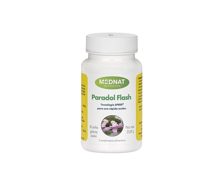 Paradol flash 30 perlas Mednat