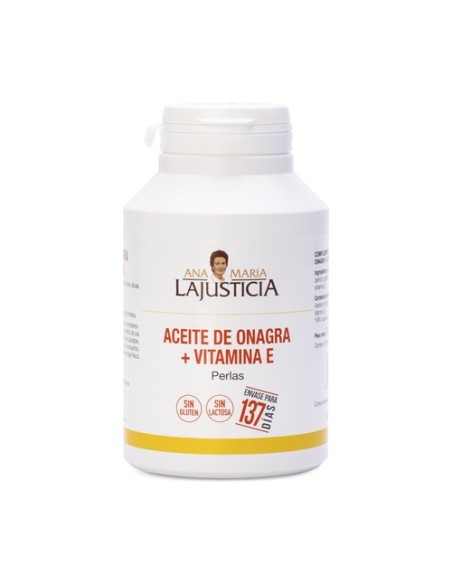 Aceite de onagra con vitamina E 275 perlas Ana Maria Lajusticia®