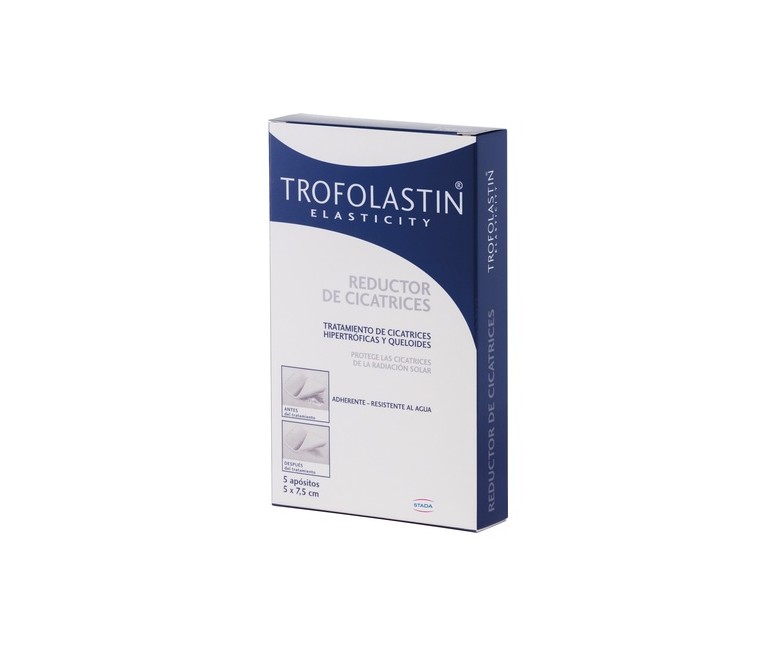 Trofolastin Reductor Cicatrices 5X7,5 Cm 5 unidades Trofolastin