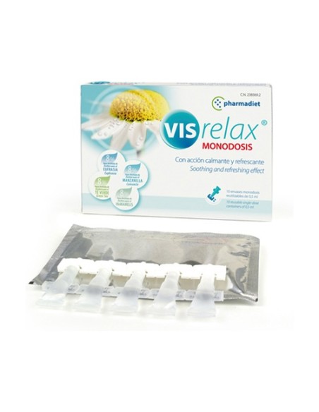 Visrelax gotas oculares 10 unidades de 0.5ml Pharmadiet