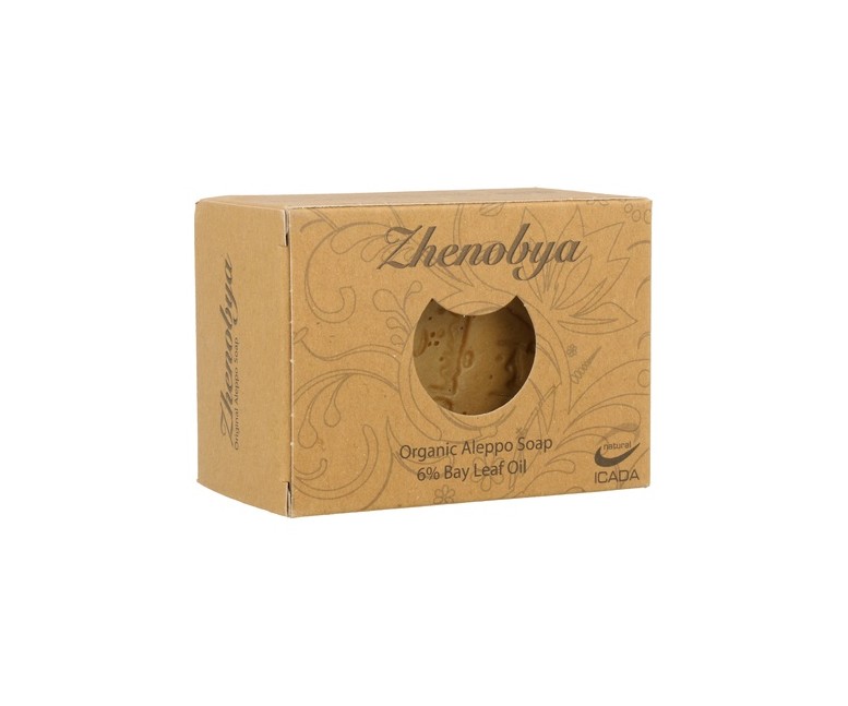 Jabón de Alepo - 94% Aceite de Oliva y 6% Laurel 200 g Zhenobya