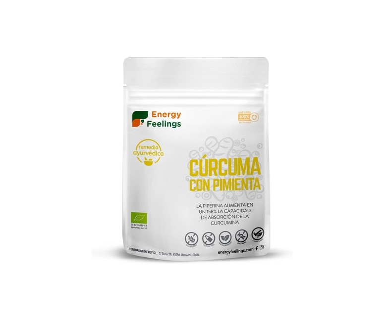 Cúrcuma + Pimienta 200 g Energy Feelings