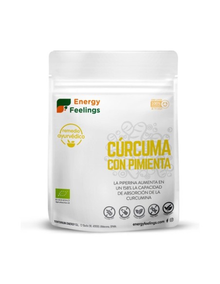 Cúrcuma + Pimienta 200 g Energy Feelings