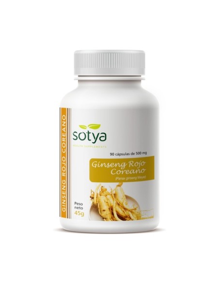 Ginseng Rojo Coreano 90 cápsulas Sotya