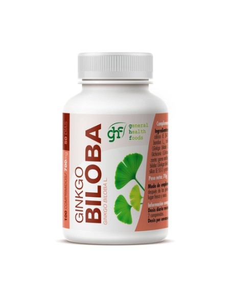 Ginko biloba 100 comprimidos de 700mg GHF