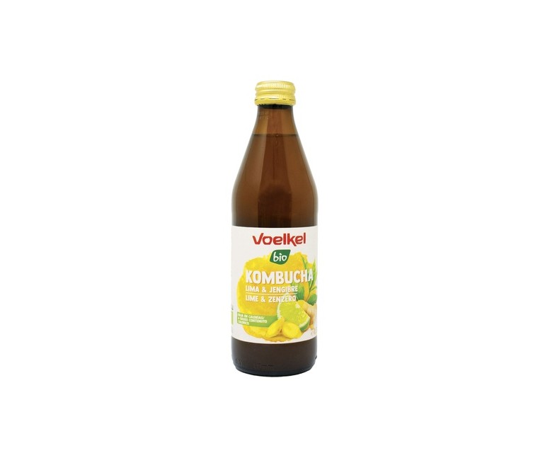 Kombucha Lima y Jengibre Bio 330 ml Voelkel