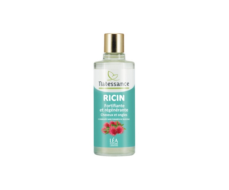 Aceite de ricino, cabello y uñas 100 ml de aceite Natessance