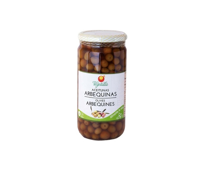 Olivas arbequinas 390 g Vegetalia