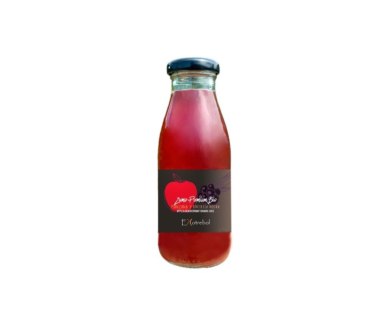 Zumo de manzana y grosella negra Premium Bio 250 ml Ekotrebol