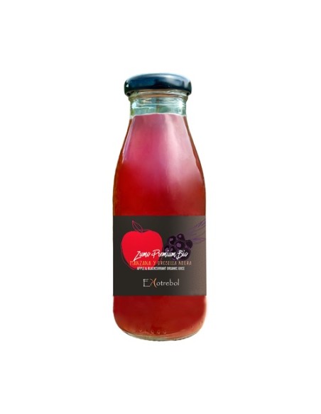 Zumo de manzana y grosella negra Premium Bio 250 ml Ekotrebol