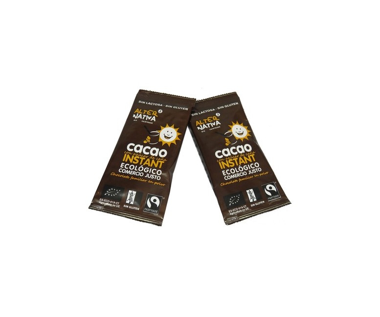 Cacao polvo instant Bio sobres 20 sobres de 15g Alternativa3