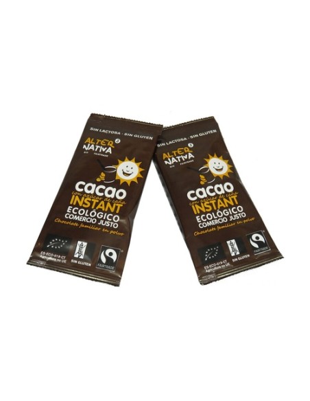 Cacao polvo instant Bio sobres 20 sobres de 15g Alternativa3