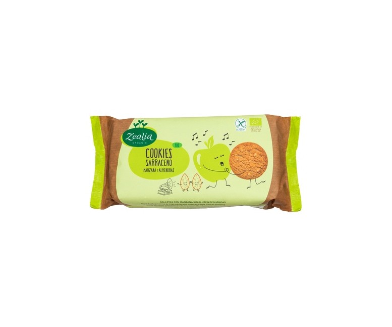 Cookies sarraceno manzana y canela Bio 130 g (Canela - Manzana) Zealia