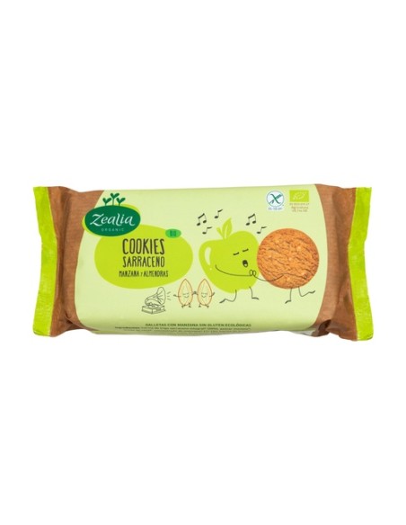 Cookies sarraceno manzana y canela Bio 130 g (Canela - Manzana) Zealia