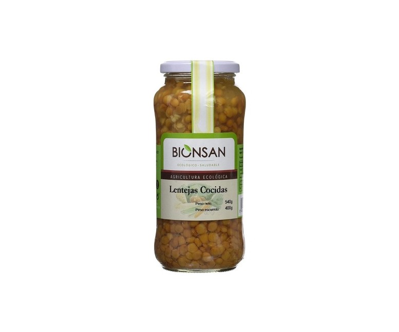 Lentejas Cocidas 400 g Bionsan