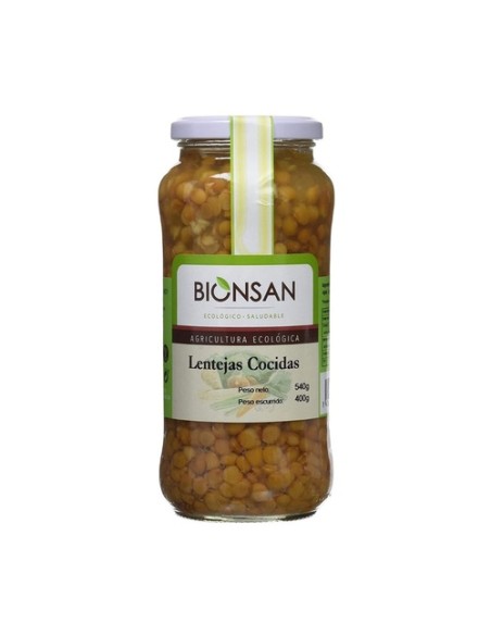 Lentejas Cocidas 400 g Bionsan