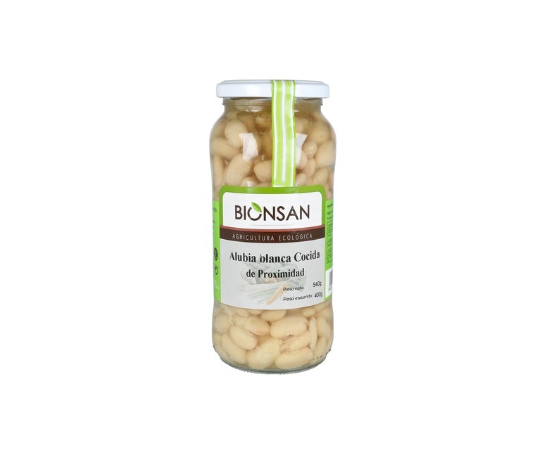 Alubia Blanca Cocida ECO 400 g Bionsan