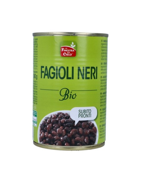 Frijoles negros 400 g La Finestra sul Cielo