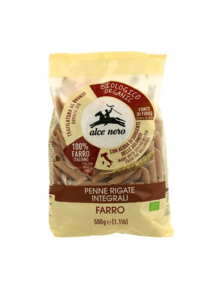 Penne de Espelta Integral 500 g Alce Nero