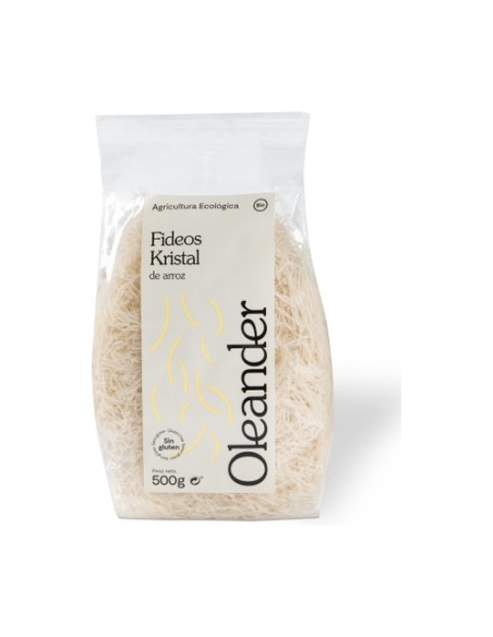 Fideos de arroz bio 500 g Oleander