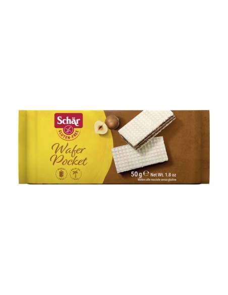 Wafer pocket sin gluten 40 g (Avellana) Schär