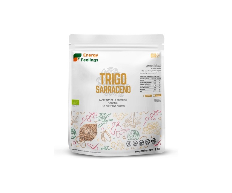 Trigo Sarraceno Eco en grano pelado XXL Pack 1 kg Energy Feelings