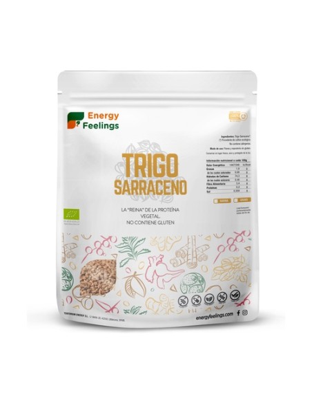 Trigo Sarraceno Eco en grano pelado XXL Pack 1 kg Energy Feelings