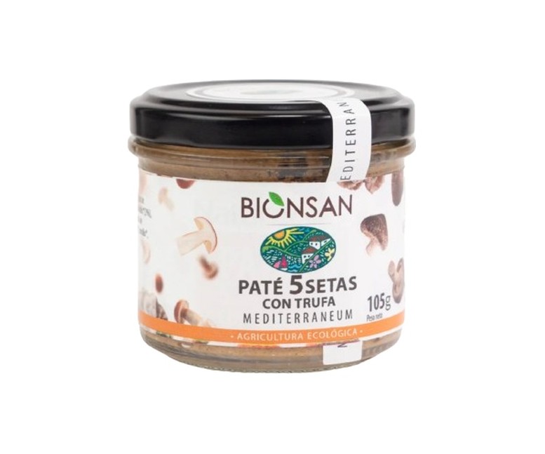 Paté 5 setas con trufa Eco 105 g Bionsan