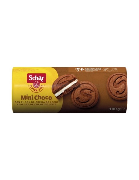 Galletas Sorrisi mini cacao+crema sin gluten 100 g Schär