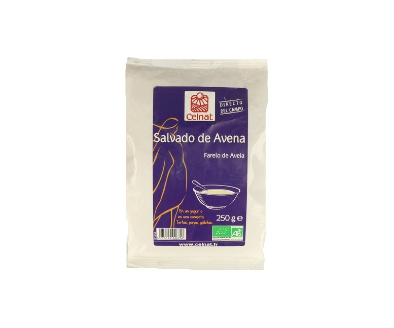 Salvado de Avena Bio 250 g Celnat