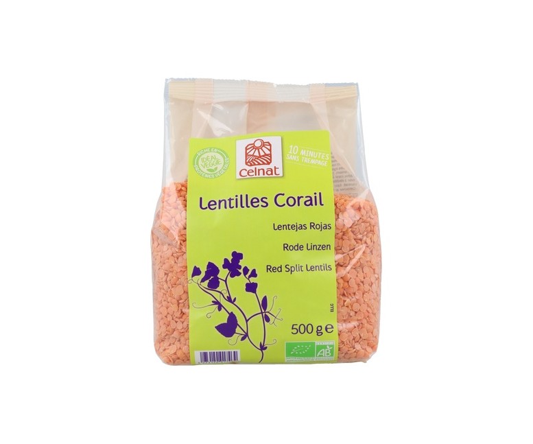Lentejas de coral 500 g Celnat