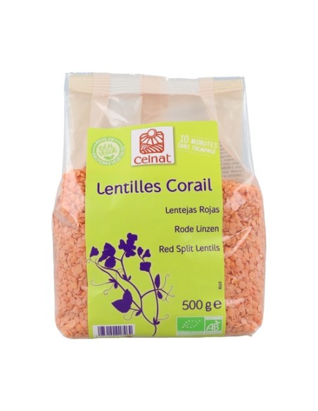 Lentejas de coral 500 g Celnat