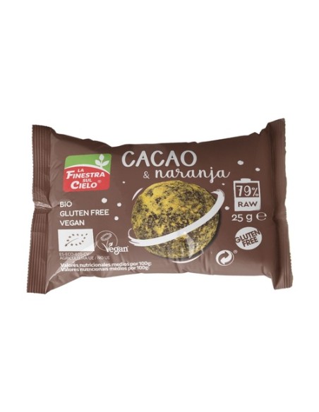 Energy ball cacao & naranja 25 g La Finestra sul Cielo