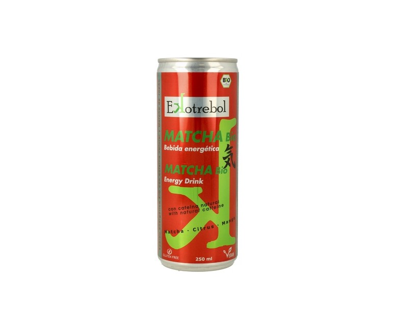 Bebida energética con Matcha Bio 250 ml (Matcha) Ekotrebol