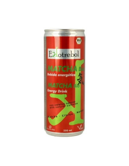 Bebida energética con Matcha Bio 250 ml (Matcha) Ekotrebol